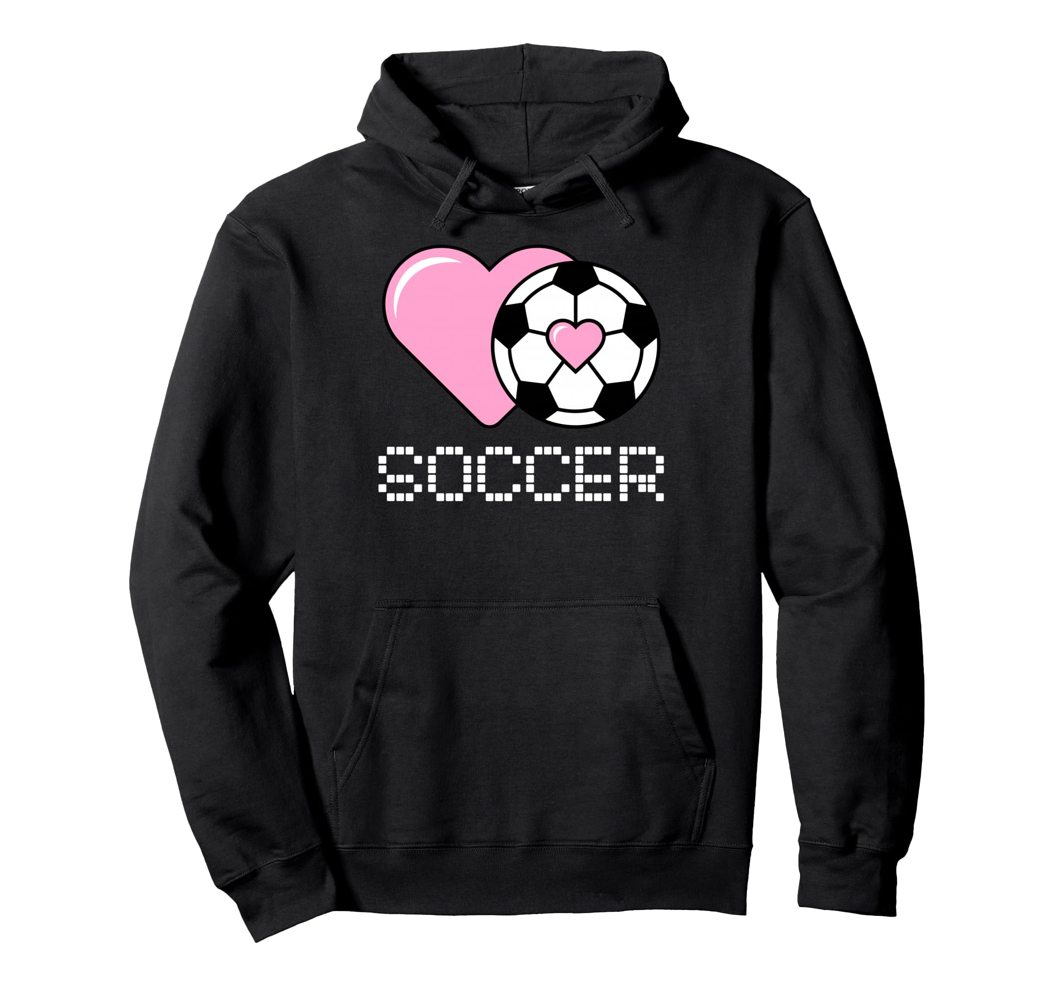 I Love Soccer Goalie Player Fan Game Hoodie - Aesthetic Graphic for Adults - T-Shirt, Sweatshirt, Hoodie
