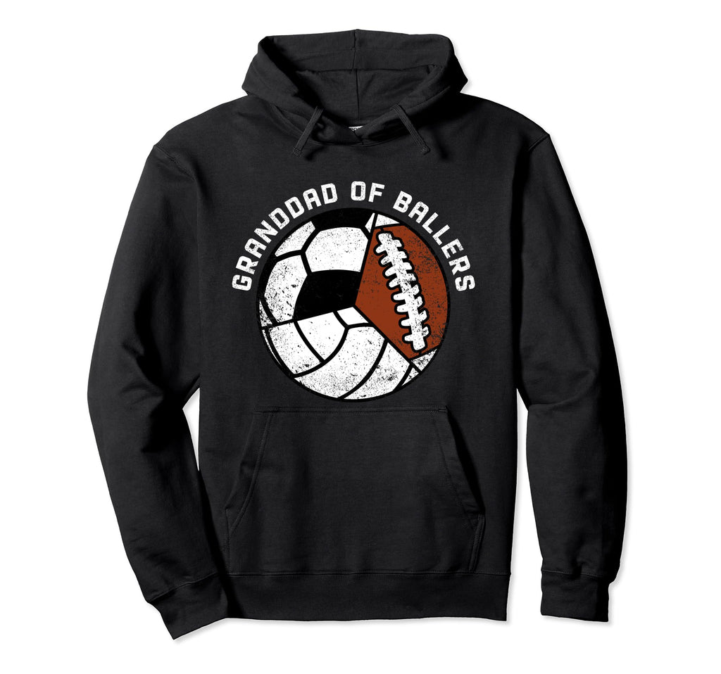 Granddad Ballers Funny Volleyball Hoodie - Custom Art Print Men Women - T-Shirt, Sweatshirt, Hoodie