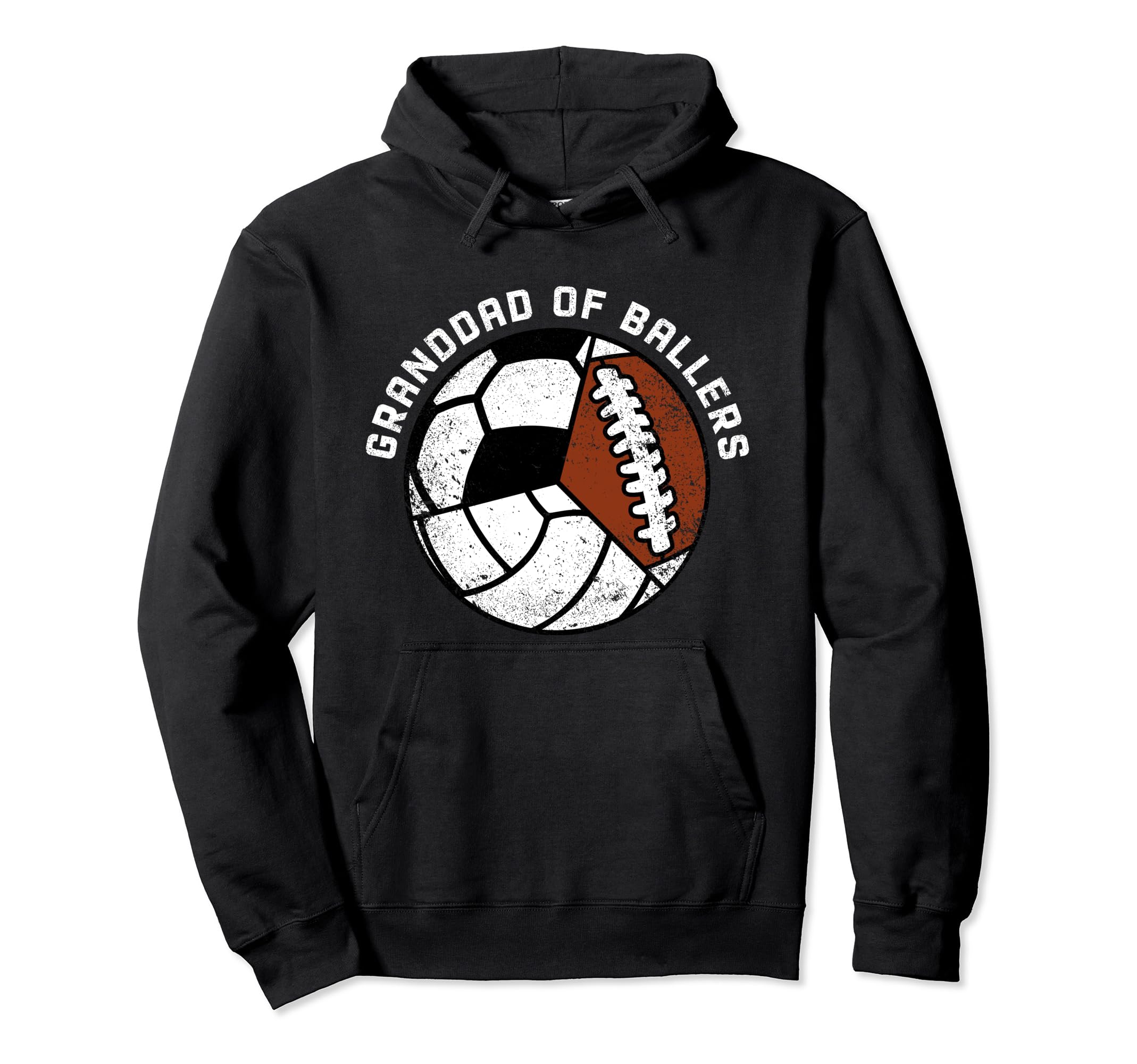 Granddad Ballers Funny Volleyball Hoodie - Custom Art Print Men Women - T-Shirt, Sweatshirt, Hoodie