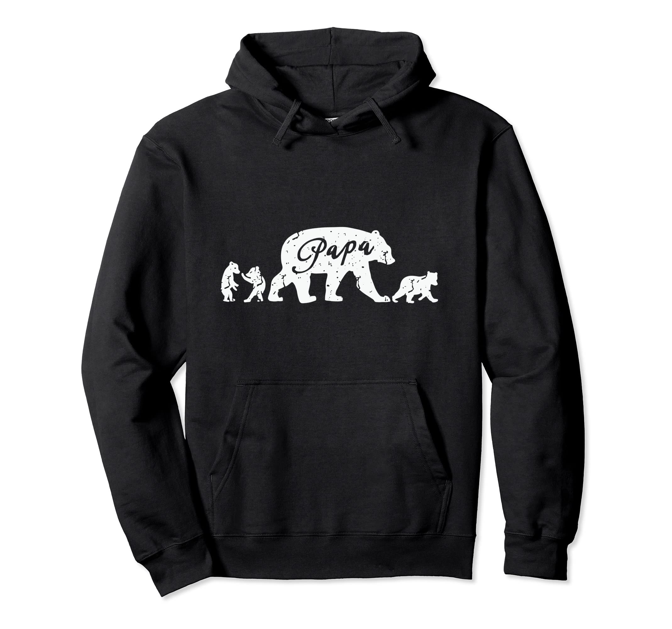 Fathers Day Papa Bear Proud Dad Hoodie - Trendy Graphic Unisex - T-Shirt, Sweatshirt, Hoodie