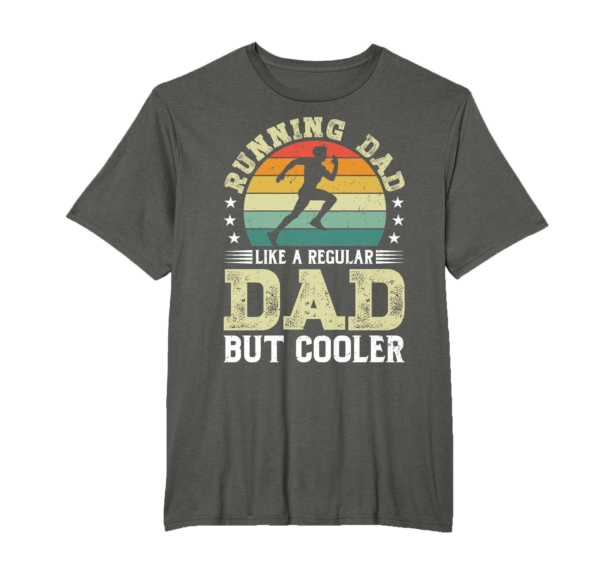 Running Dad Fathers Day Gifts Runners T-Shirt - Custom Art Print Unisex - T-Shirt, Sweatshirt, Hoodie