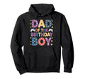 Dad Birthday Gaming Elements Hoodie - Custom Art Print Unisex - T-Shirt, Sweatshirt, Hoodie