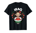 Iraqi Traditional Dress Roses And Flag T-Shirt - Aesthetic Graphic Unisex - T-Shirt, Sweatshirt, Hoodie