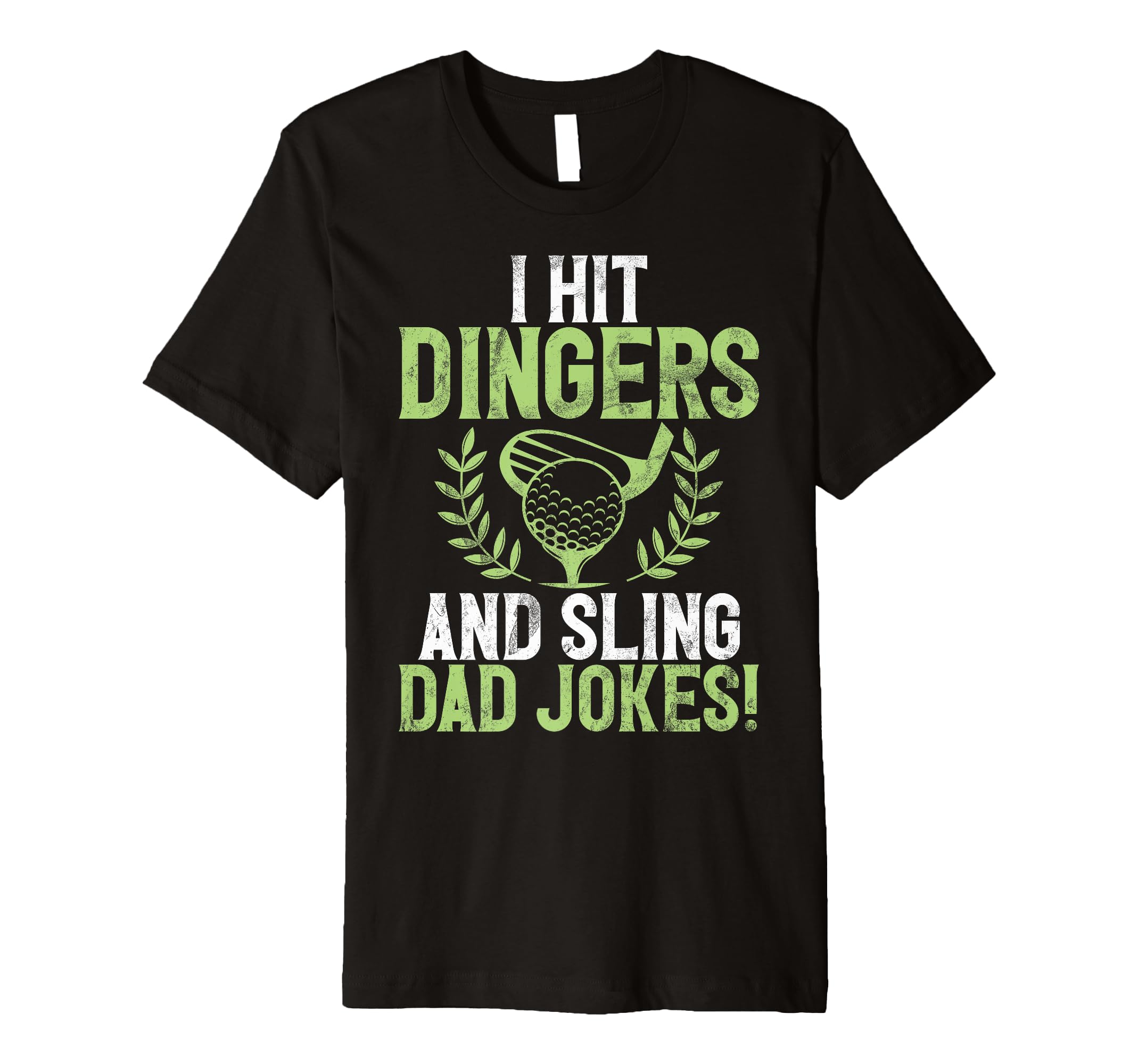 I Hit Dingers And Sling Dad Jokes T-Shirt - Minimalist Print for Adults - T-Shirt, Sweatshirt, Hoodie