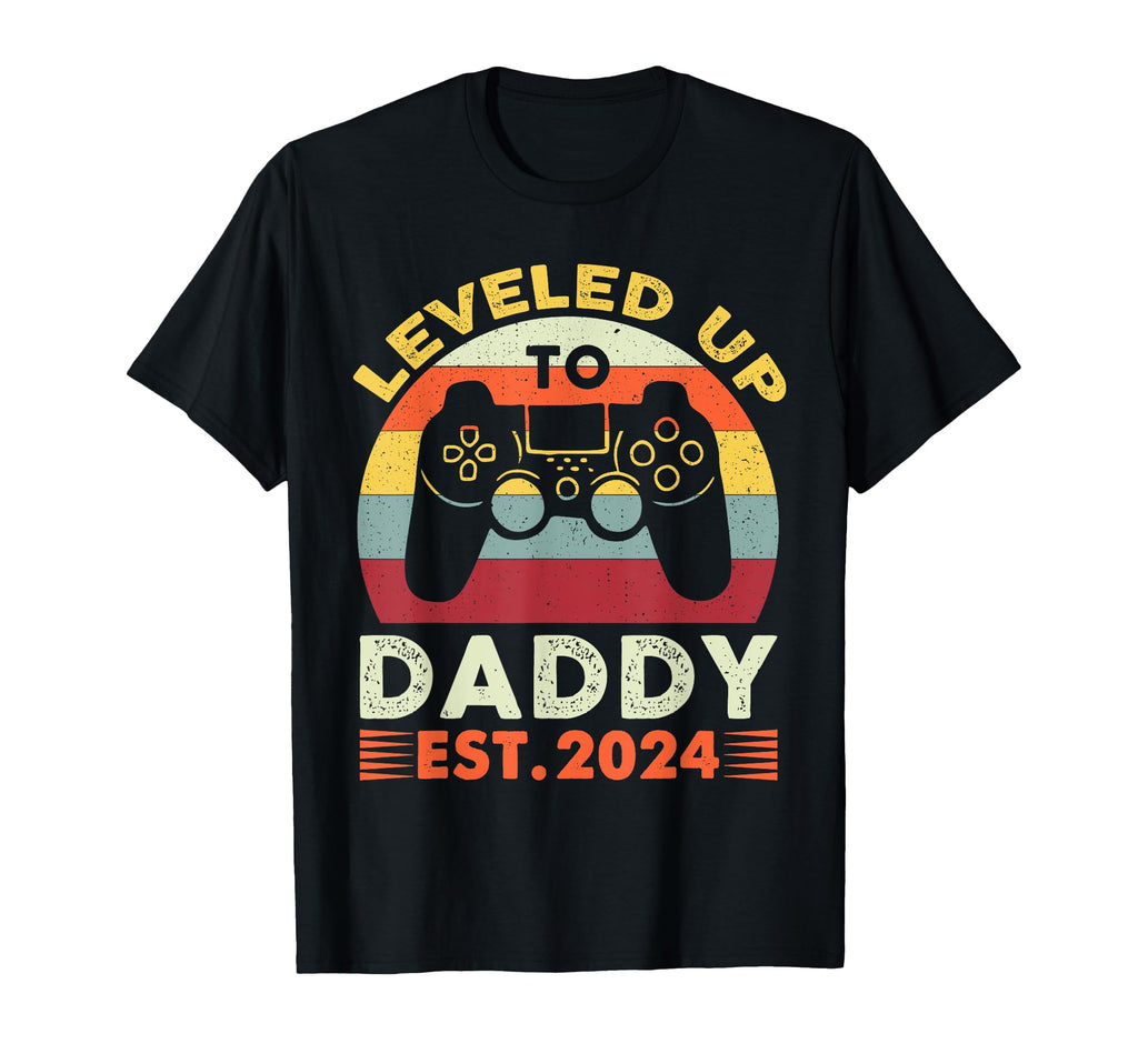 Im Going To Be Daddy 2024 Leveled Up T-Shirt - Custom Art Print Men Women - T-Shirt, Sweatshirt, Hoodie