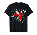 Santa Soccer Bicycle Kick Funny Sports T-Shirt - Graphic Print for Adults - T-Shirt, Sweatshirt, Hoodie