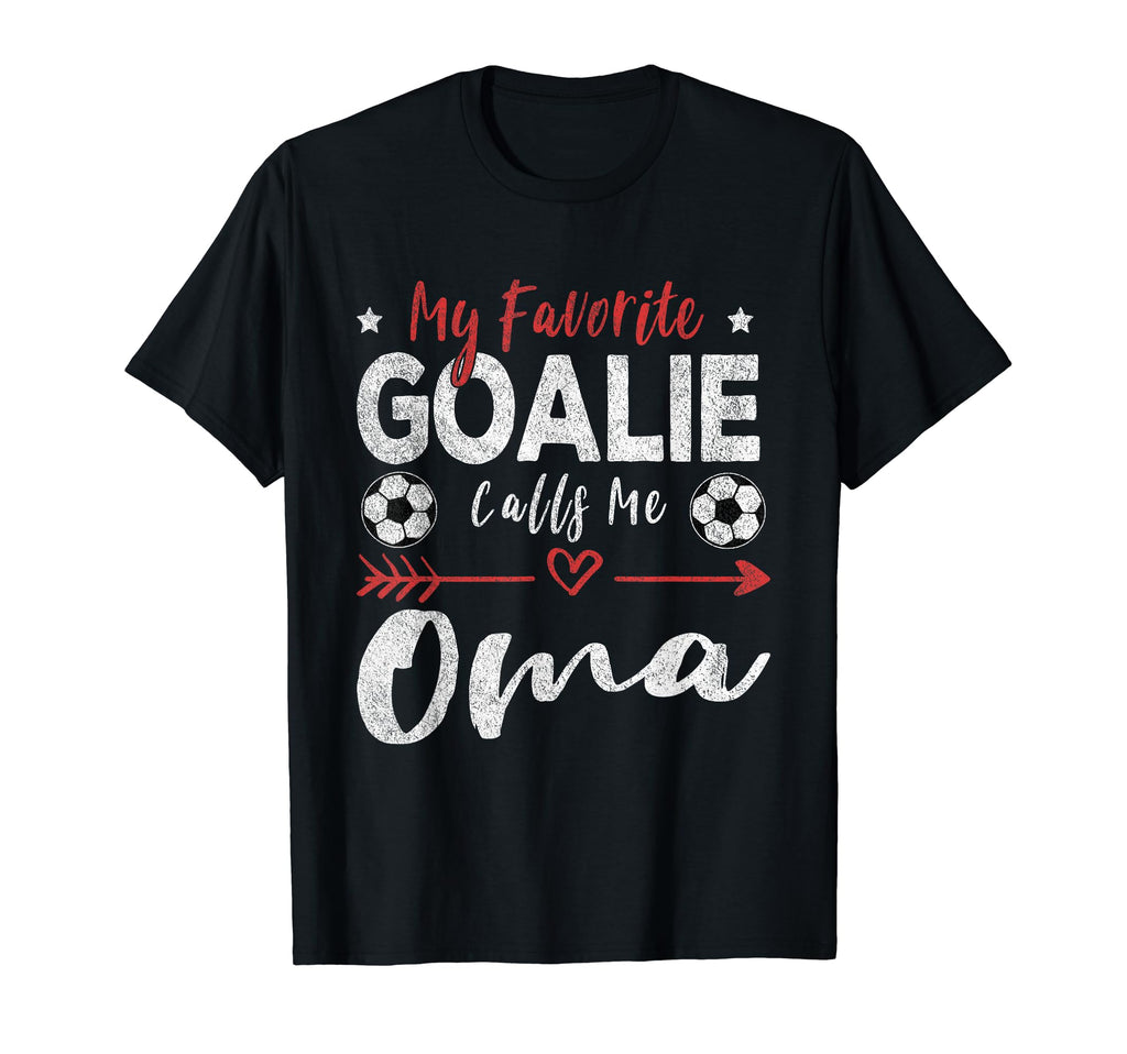 My Favorite Goalie Calls Me Oma T-Shirt - Custom Art Print for Adults - T-Shirt, Sweatshirt, Hoodie