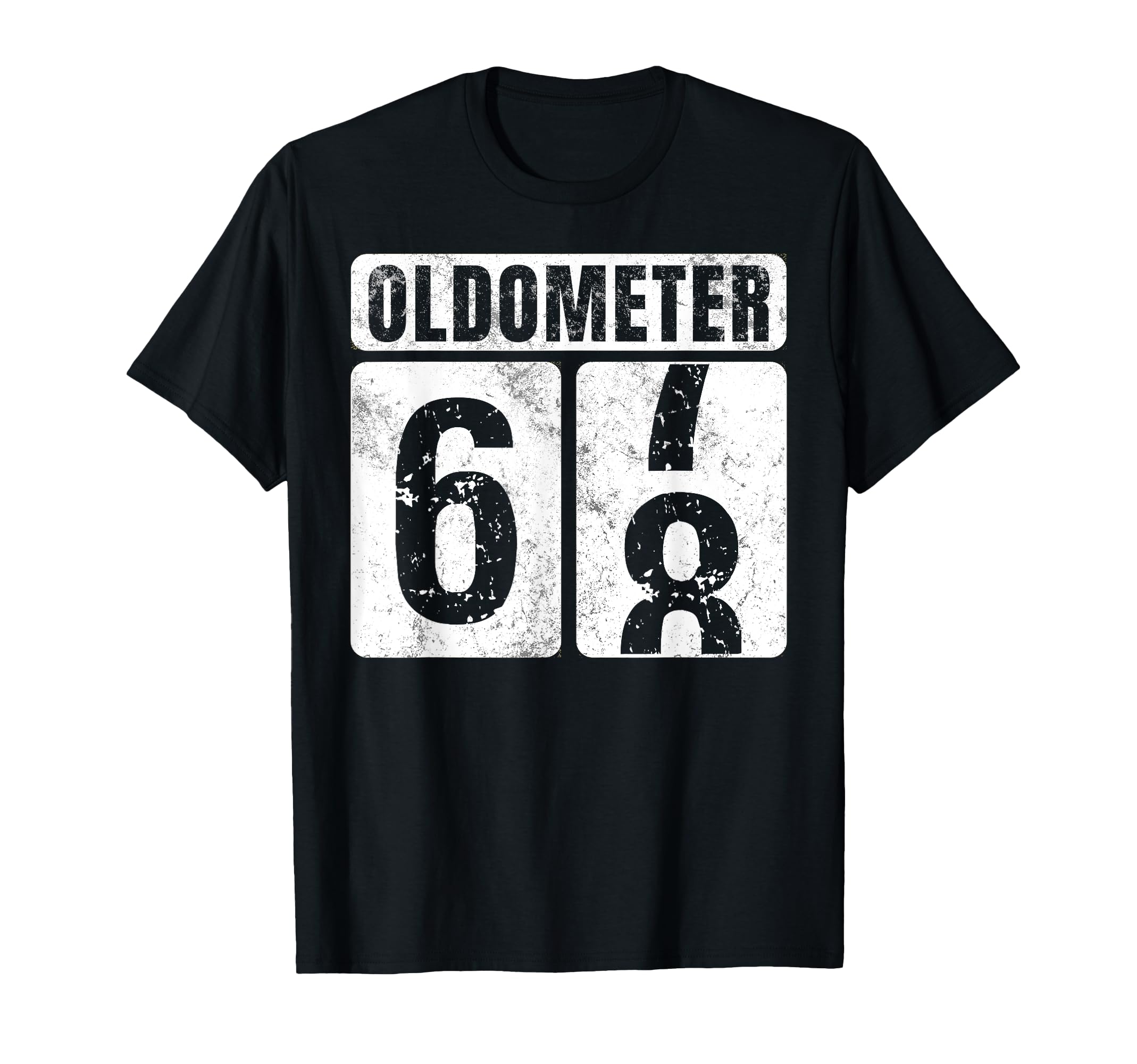Oldometer 68 Funny 68Th Birthday Gift T-Shirt - Graphic Print for Adults - T-Shirt, Sweatshirt, Hoodie