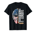Proud Dads Who Play Ice Hockey Ice T-Shirt - Trendy Graphic Men Women - T-Shirt, Sweatshirt, Hoodie