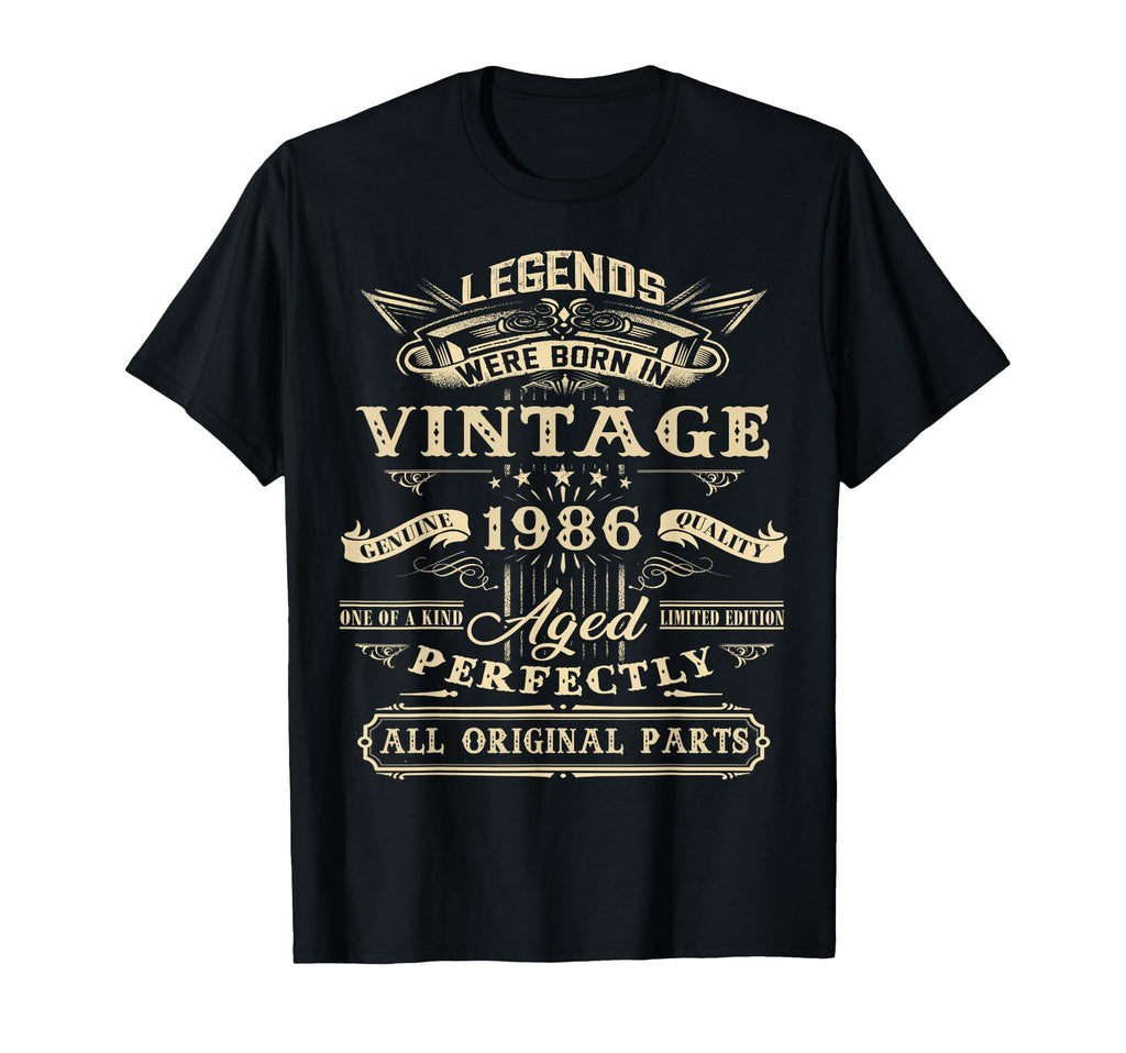 40Th Birthday Gift Legends Born 1986 40 T-Shirt - Streetwear Style Unisex - T-Shirt, Sweatshirt, Hoodie