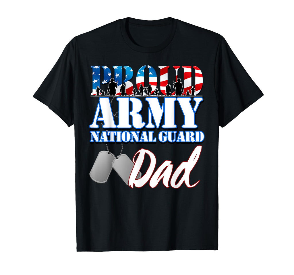 Proud Army National Guard Dad Fathers Day T-Shirt - Minimalist Print Unisex - T-Shirt, Sweatshirt, Hoodie