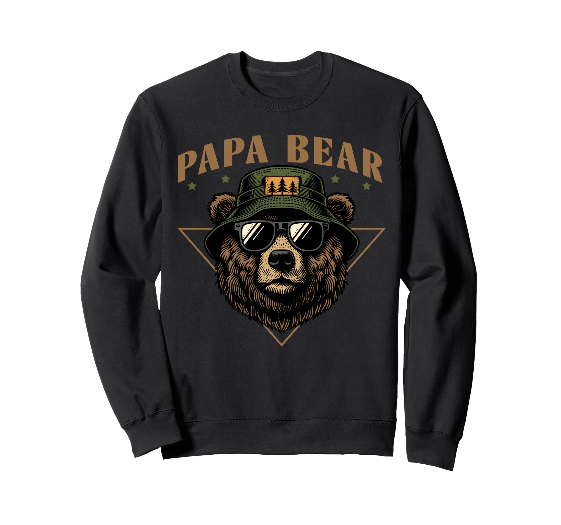 Fathers Day Papa Bear Dads Who Rock Sweatshirt - Unique Graphic Unisex - T-Shirt, Sweatshirt, Hoodie
