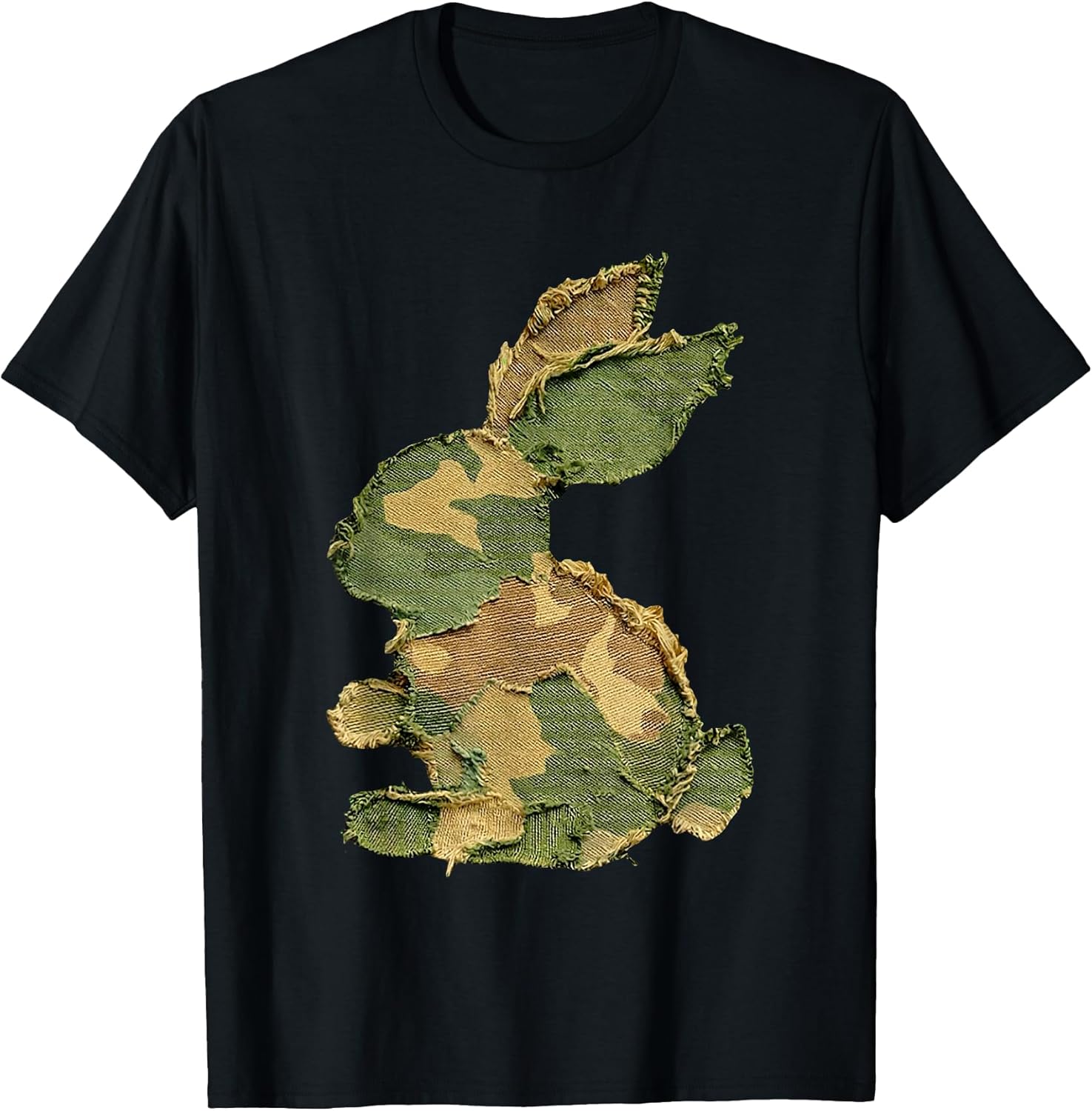 Bunny Patchwork Camo Rabbit Happy Easter Day 2026 Fun - Adult & Kids T-Shirts, Sweatshirts & Hoodies apparel design preview 1