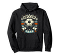 Soccer Papa Family Matching Dad Fathers Hoodie - Graphic Print for Adults - T-Shirt, Sweatshirt, Hoodie
