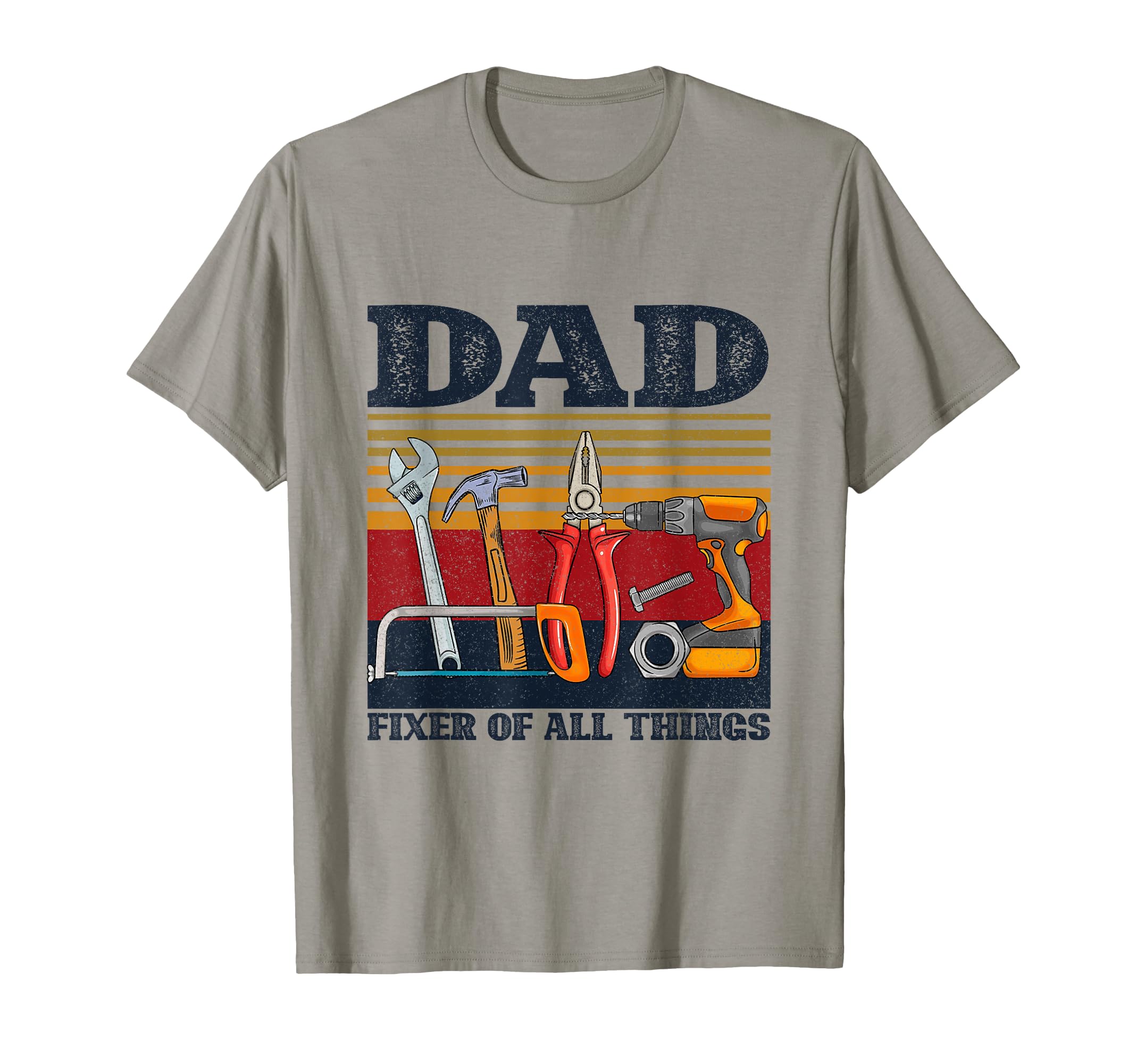 Fixer All Things Handyman Tools Fathers T-Shirt - Graphic Print for Adults - T-Shirt, Sweatshirt, Hoodie