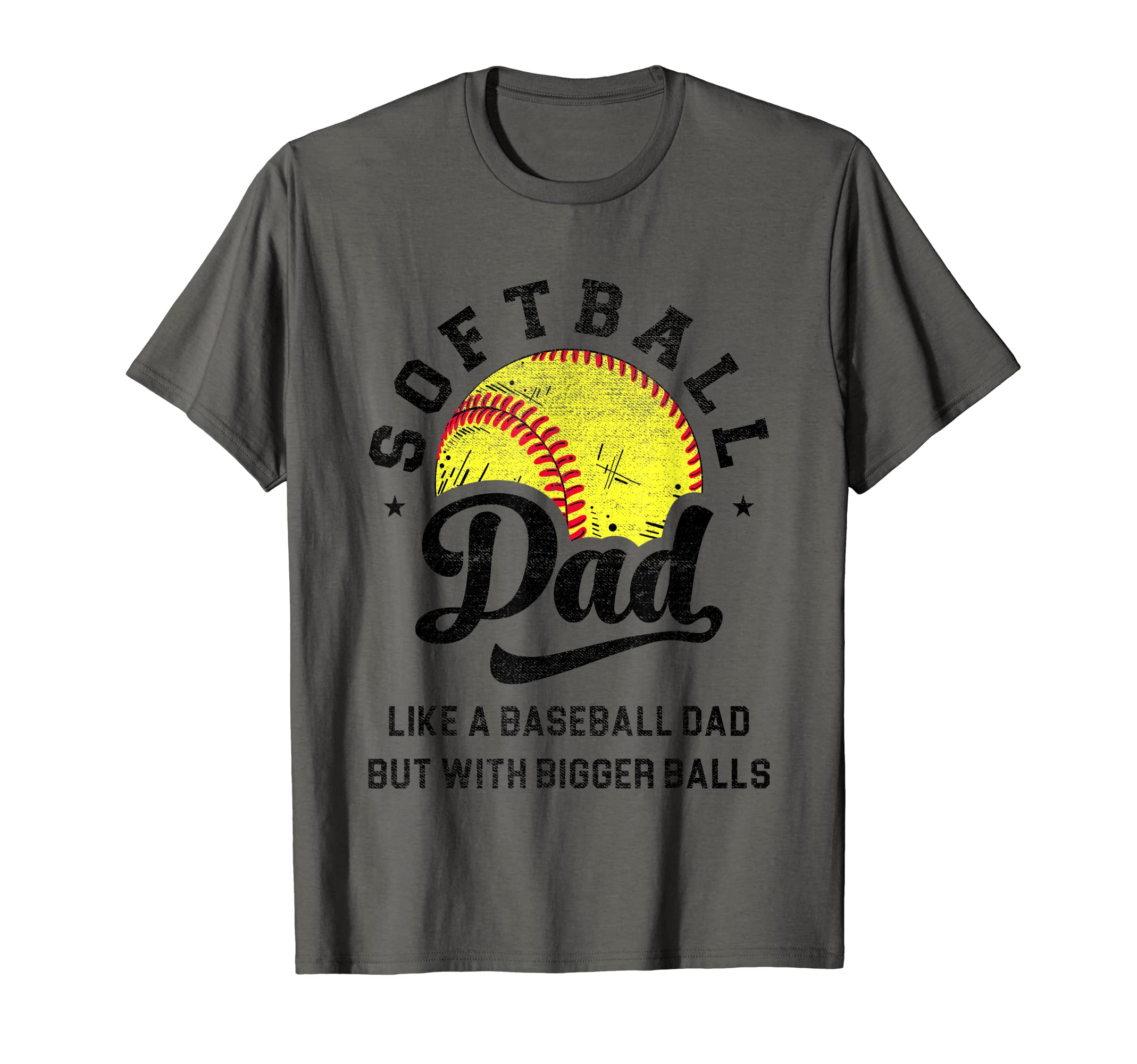Mens Funny Softball Dad Like Baseball T-Shirt - Graphic Print Men Women - T-Shirt, Sweatshirt, Hoodie