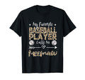 My Favorite Baseball Player Calls Me T-Shirt - Graphic Print Men Women - T-Shirt, Sweatshirt, Hoodie