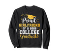 Proud Girlfriend Class 2026 College Sweatshirt - Unique Graphic Unisex - T-Shirt, Sweatshirt, Hoodie
