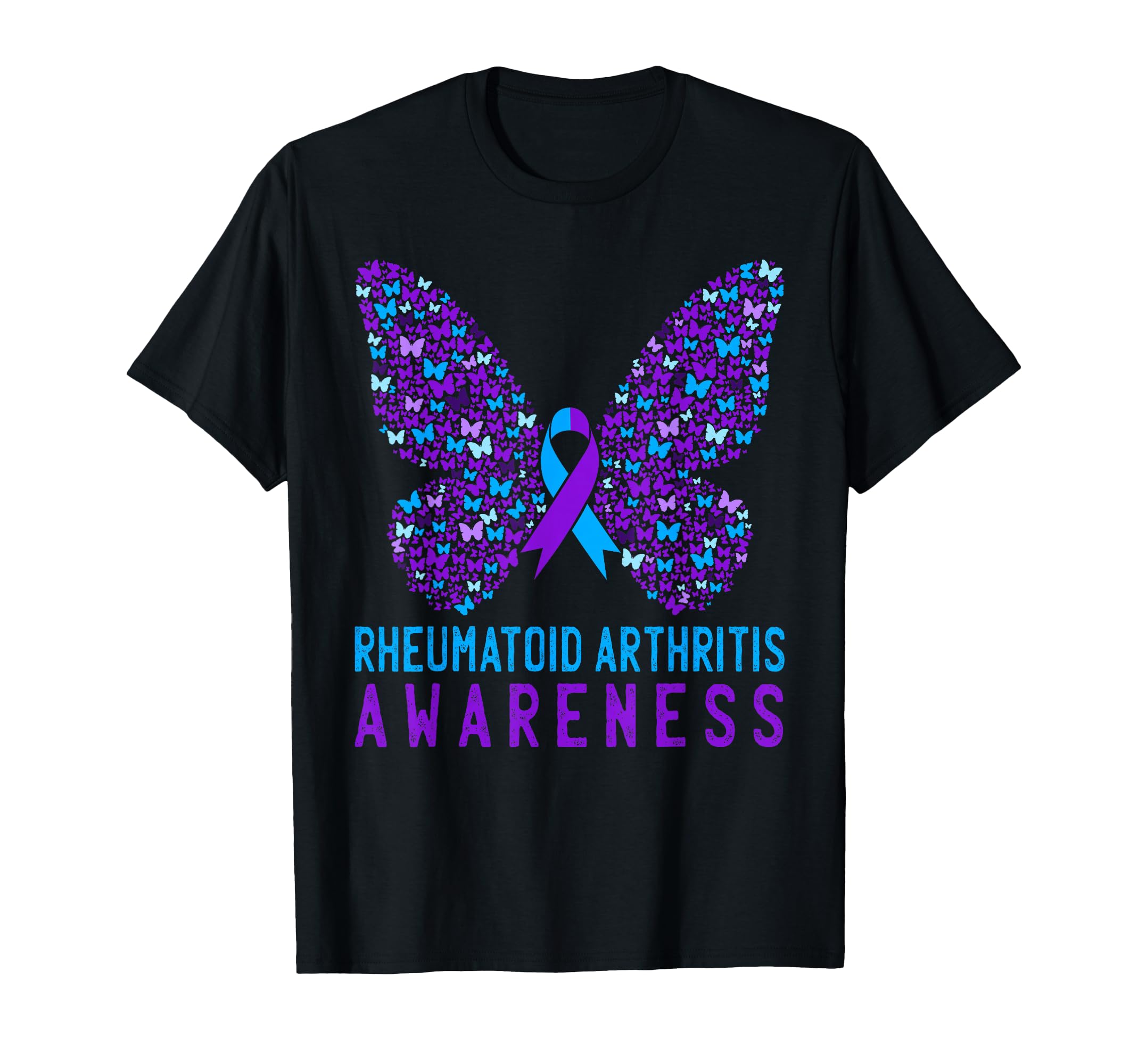 Butterfly Rheumatoid Arthritis T-Shirt - Fun Novelty Design for Adults - T-Shirt, Sweatshirt, Hoodie
