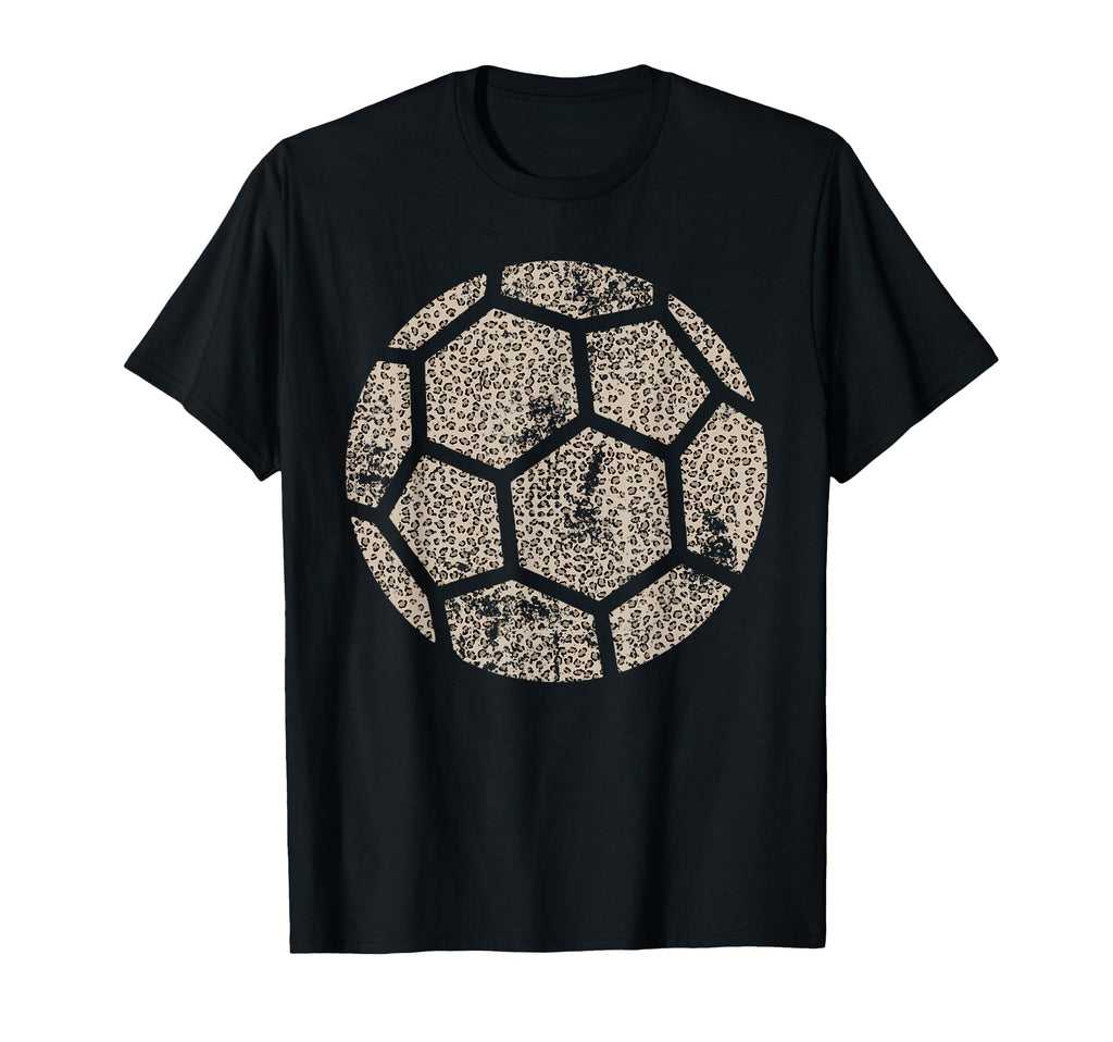 Leopard Soccer Lover Soccer Mom Mama T-Shirt - Aesthetic Graphic Men Women - T-Shirt, Sweatshirt, Hoodie