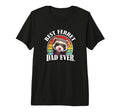 Ferret Dad Lover Tri Blend T-Shirt - Trendy Graphic for Adults - T-Shirt, Sweatshirt, Hoodie
