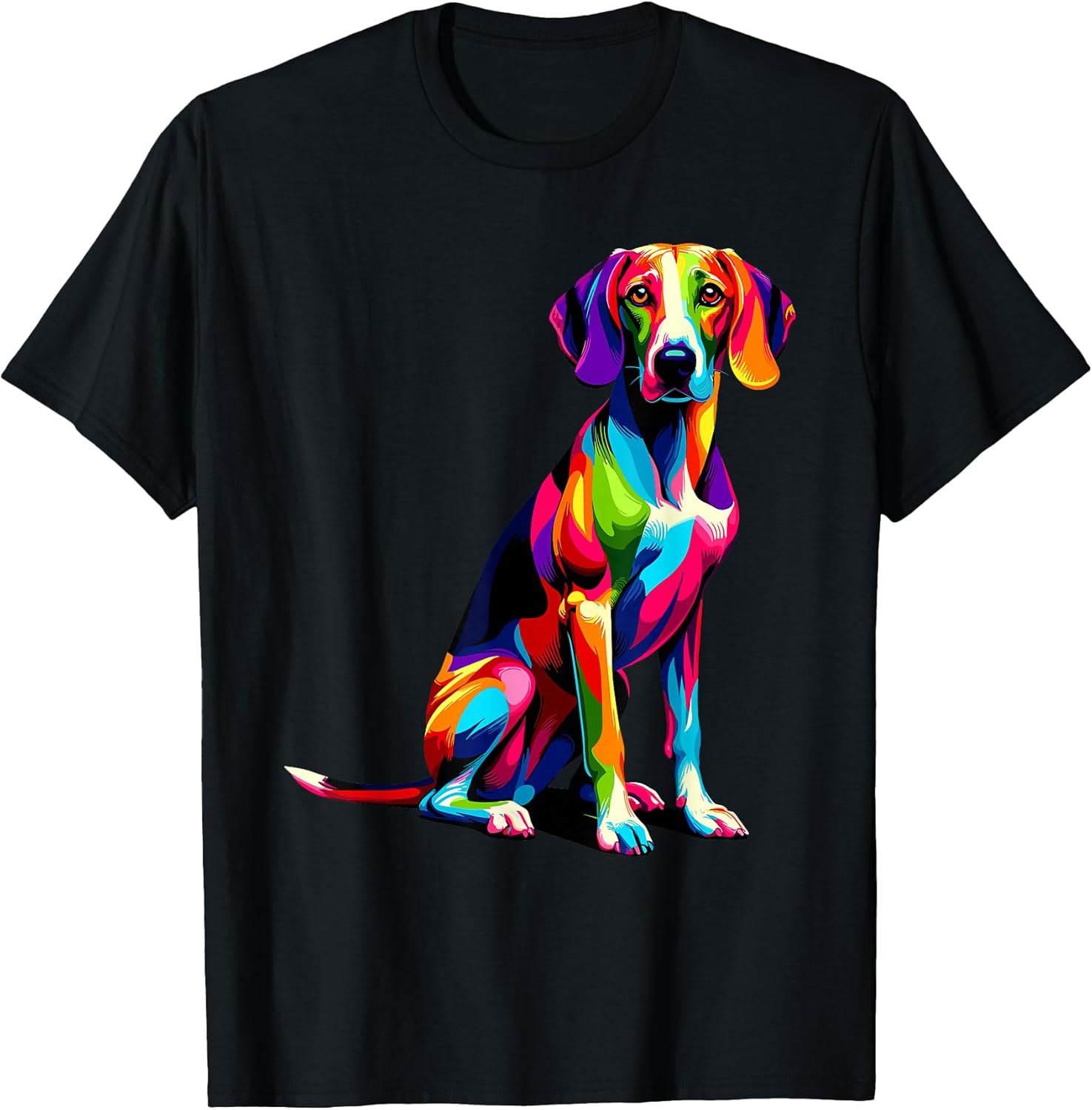 Colorful Pop Art American Foxhound Foxhounds - Adult & Kids T-Shirts, Sweatshirts & Hoodies apparel design preview 1
