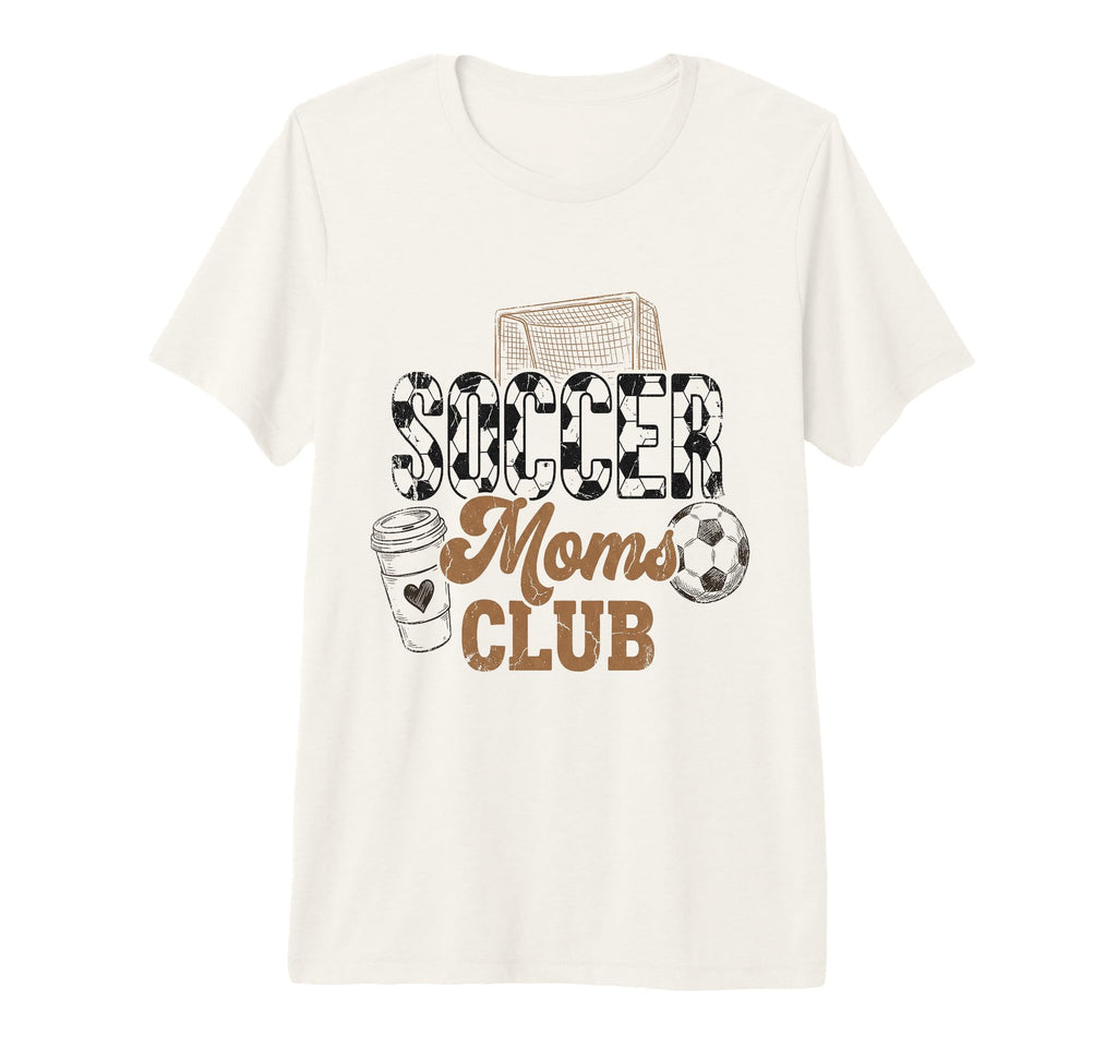 Soccer Moms Club Mama Coffee Mothers T-Shirt - Minimalist Print for Adults - T-Shirt, Sweatshirt, Hoodie