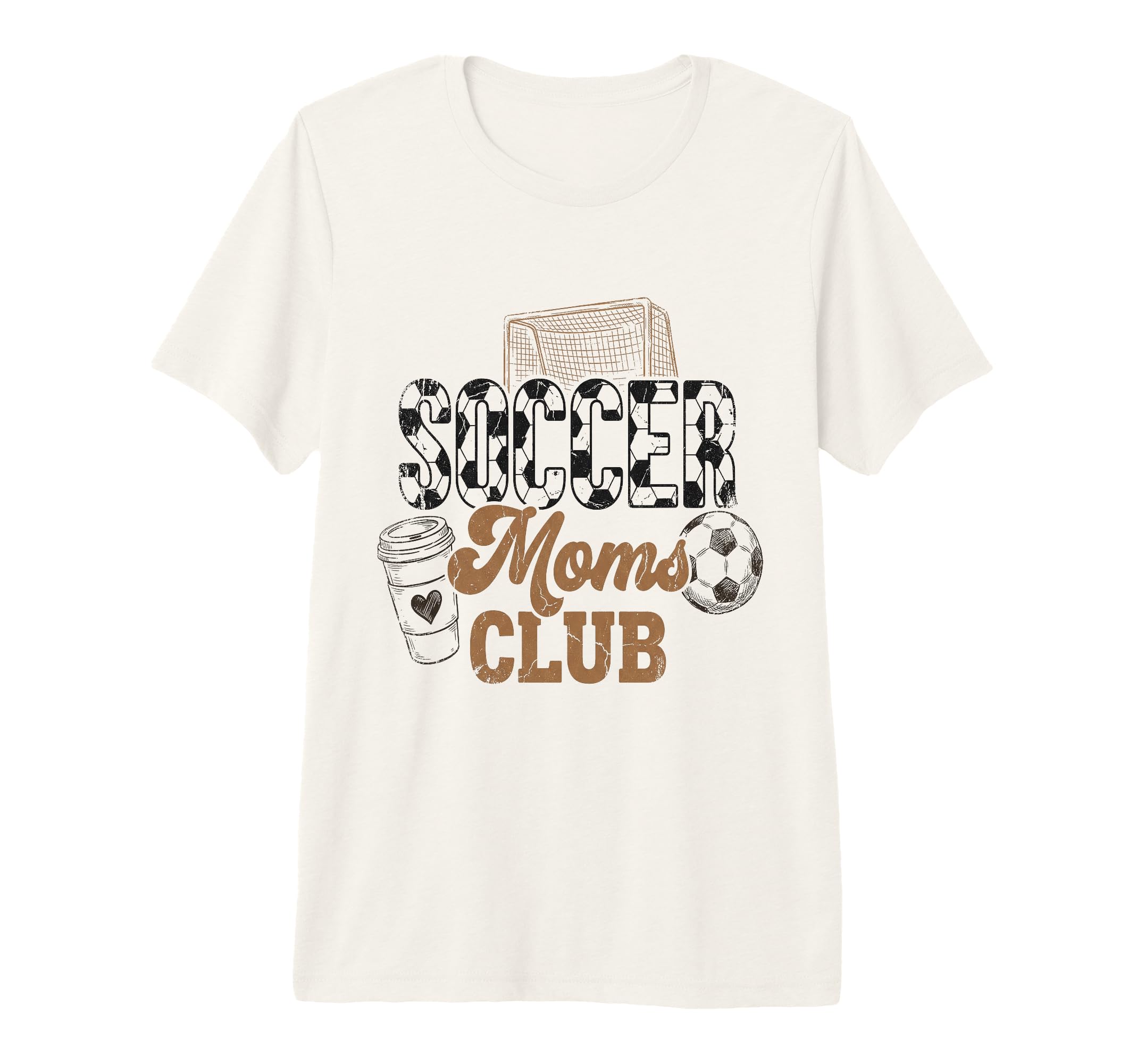 Soccer Moms Club Mama Coffee Mothers T-Shirt - Minimalist Print for Adults - T-Shirt, Sweatshirt, Hoodie