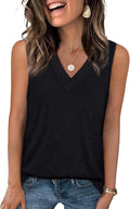 Tank Tops for Women Summer V Neck Trendy Sleeveless - Adult & Kids T-Shirts, Sweatshirts & Hoodies apparel design preview 1