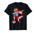 Dabbing Soccer Puerto Rico Fans T-Shirt - Custom Art Print Men Women - T-Shirt, Sweatshirt, Hoodie