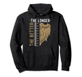 Longer Better Measurement Beard Lover Dad Hoodie - Graphic Print Unisex - T-Shirt, Sweatshirt, Hoodie