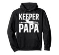 Soccer Keeper Papa Soccer Goalie Papa Hoodie - Trendy Graphic Unisex - T-Shirt, Sweatshirt, Hoodie