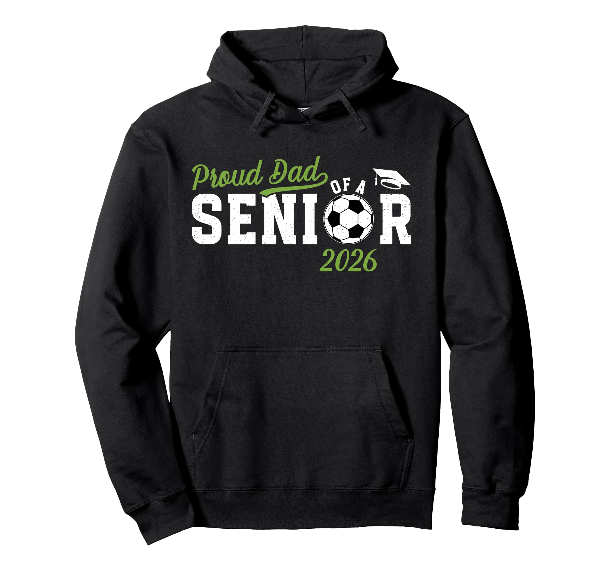 Proud Dad Soccer Senior Dad 2026 Hoodie - Custom Art Print Unisex - T-Shirt, Sweatshirt, Hoodie