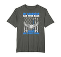 My Grandson Has Your Back Proud T-Shirt - Casual Everyday Wear for Adults - T-Shirt, Sweatshirt, Hoodie