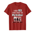 Red Friday Military Brother Family T-Shirt - Novelty Apparel for Adults - T-Shirt, Sweatshirt, Hoodie