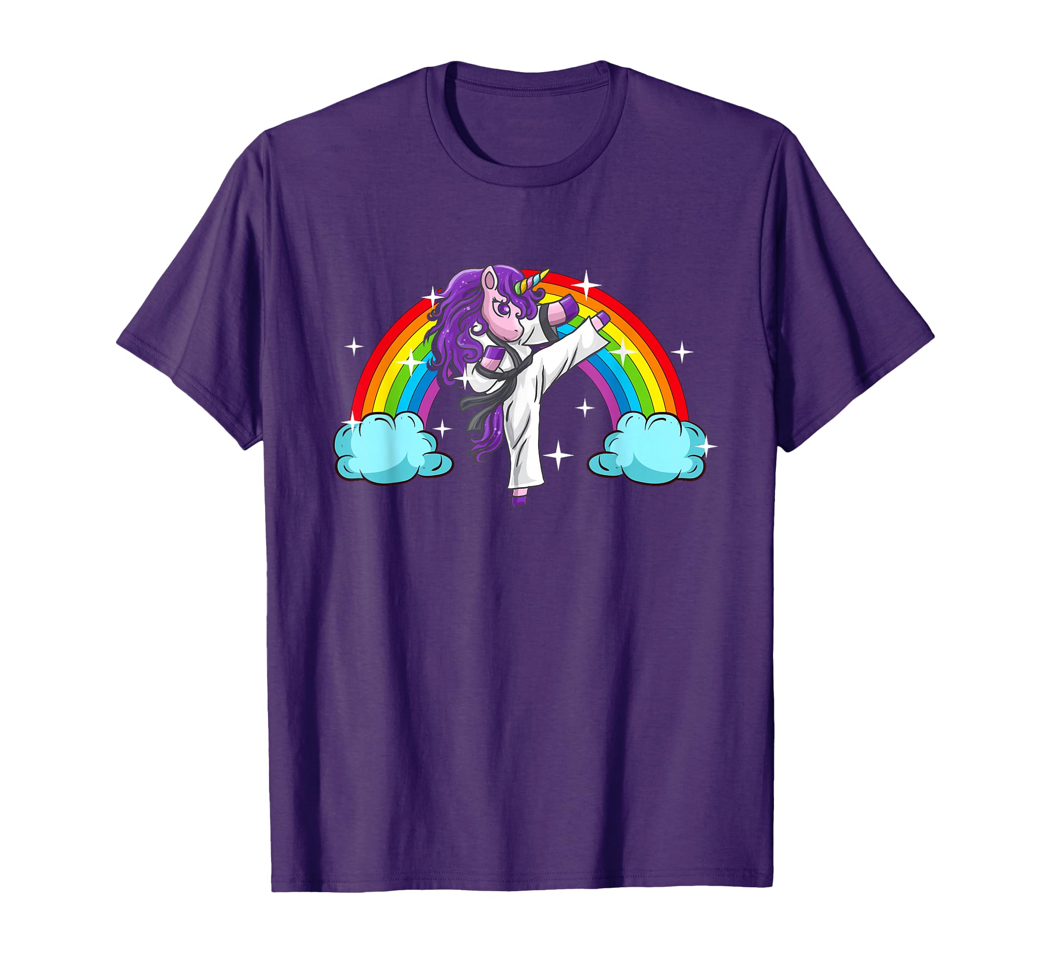 Unicorn Kung Fu Karate Marital T-Shirt - Fun Novelty Design for Adults - T-Shirt, Sweatshirt, Hoodie