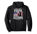 Dad Papa Veteran Nothing Scares Hoodie - Casual Everyday Wear for Adults - T-Shirt, Sweatshirt, Hoodie