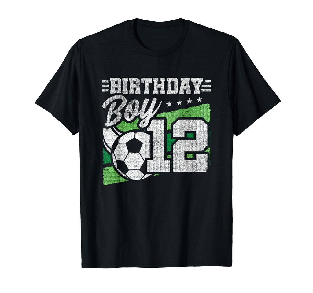 12 Year Old Soccer Birthday 12Th T-Shirt - Minimalist Print Unisex - T-Shirt, Sweatshirt, Hoodie