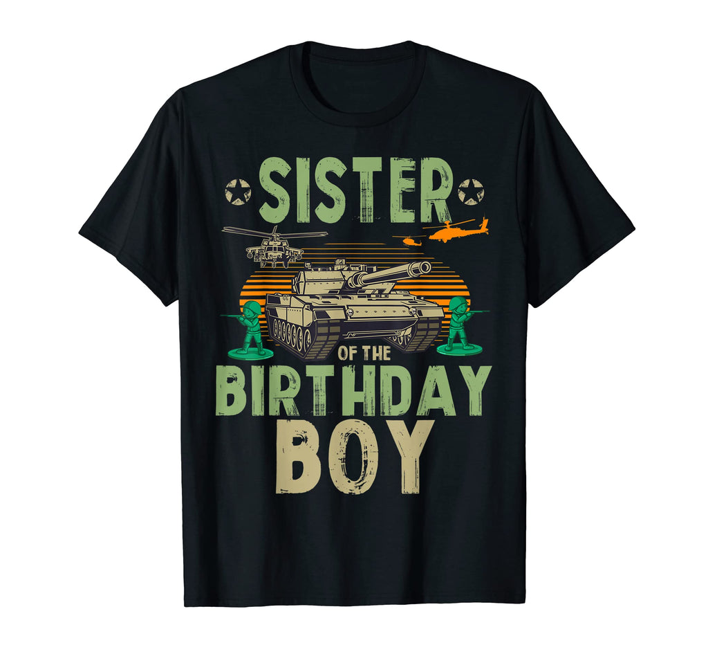 Sister Birthday Army Party Matching T-Shirt - Aesthetic Graphic for Adults - T-Shirt, Sweatshirt, Hoodie
