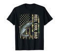Reel Dad Salmon Fishing Camo American T-Shirt - Graphic Print for Adults - T-Shirt, Sweatshirt, Hoodie