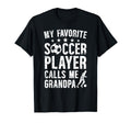 My Favorite Soccer Player Grandpa Soccer T-Shirt - Custom Art Print Unisex - T-Shirt, Sweatshirt, Hoodie