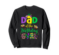 Dad Birthday Mardi Gras Daddy Papa Sweatshirt - Minimalist Print for Adults - T-Shirt, Sweatshirt, Hoodie