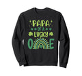 Papa Lucky One First Birthday St Sweatshirt - Trendy Graphic Men Women - T-Shirt, Sweatshirt, Hoodie