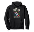 Sideline Social Club Floral Soccer Hoodie - Fun Novelty Design for Adults - T-Shirt, Sweatshirt, Hoodie