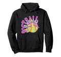 Softball Coquette Bow Ice Cream Drip Hoodie - Trendy Graphic Men Women - T-Shirt, Sweatshirt, Hoodie