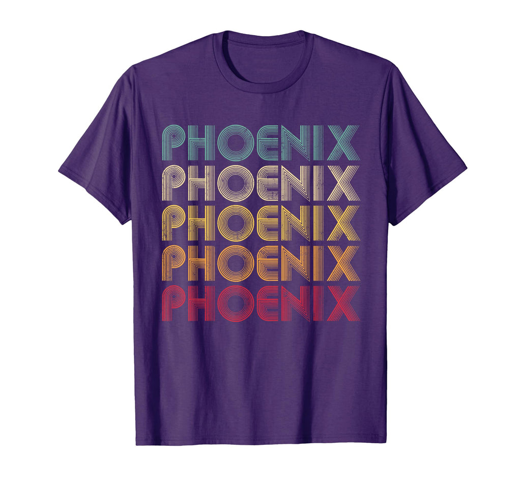 Phoenix Az Arizona 60S 70S Mom Dad T-Shirt - Minimalist Print Men Women - T-Shirt, Sweatshirt, Hoodie