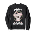 Papa Birthday Koala Bear Bday Party Sweatshirt - Trendy Graphic Unisex - T-Shirt, Sweatshirt, Hoodie
