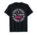 Crazy Proud Flag Football Aunt Flag T-Shirt - Graphic Print for Adults - T-Shirt, Sweatshirt, Hoodie