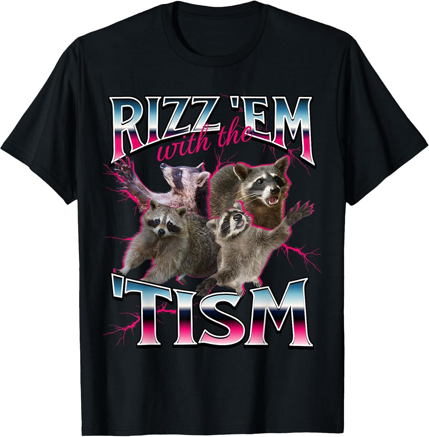 Autism Funny Rizz Em with The Tism Meme Autistic - Adult & Kids T-Shirts, Sweatshirts & Hoodies apparel design preview 1