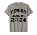 Class 2024 Senior Soccer Player T-Shirt - Trendy Graphic for Adults - T-Shirt, Sweatshirt, Hoodie